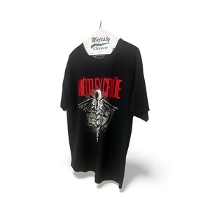 Mötley Crüe Black Graphic T-Shirt🤘Item 0002